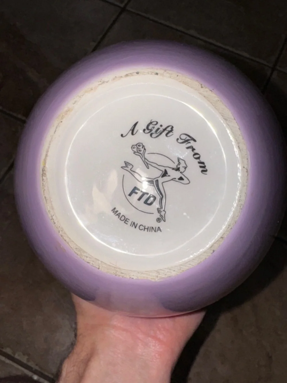 Thank You Lavender Ceramic Vase FTD FLOWERS